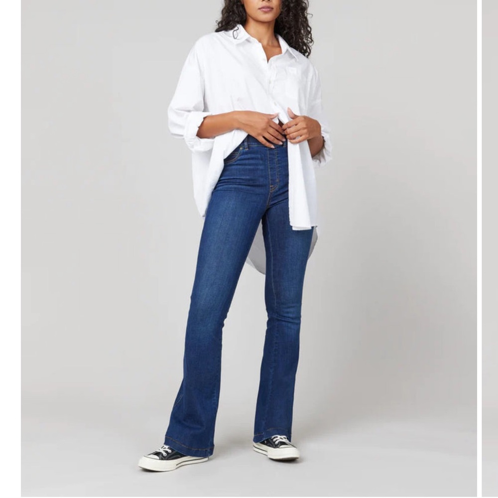 Spanx Flare Jeans Midnight Shade